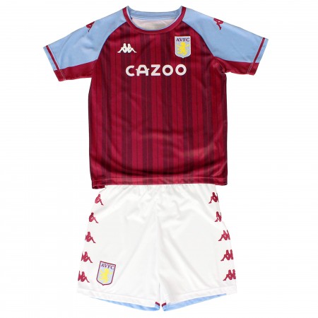 Billiga Fotbollströjor Aston Villa Barn Hemma tröja 2021/22 Kortärmad 